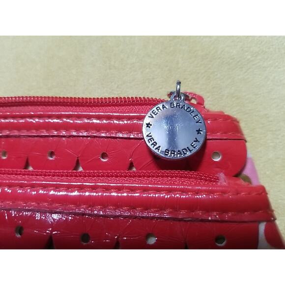 VERA BRADLEY Frill Collection Folkoric Twice As Nice Cosmetic Bag Clutch Wallet - Picture 4 of 11